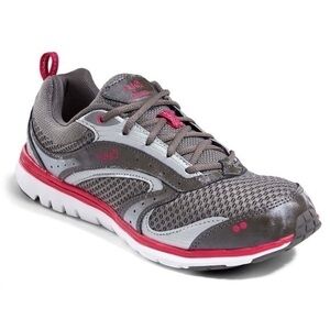 RYKA Women's CloudWalk Shoes Sneakers Gray & Pink Size 7.5M